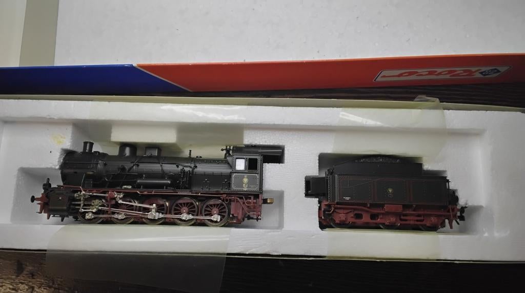 Roco H0 - 43221 nieuwe stoomlocomotief met tender - G10, Nieuw, Ophalen of Verzenden, Roco, Gelijkstroom