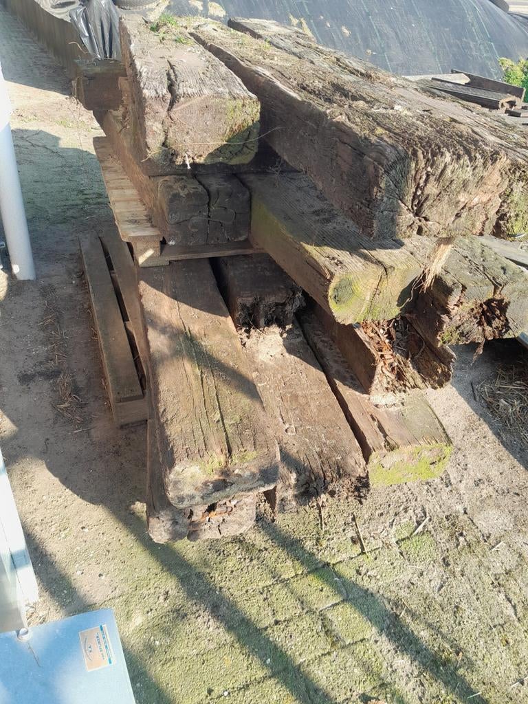 GRATIS spoorbielzen en vlonderplanken, Ophalen of Verzenden, Hout, Overige typen