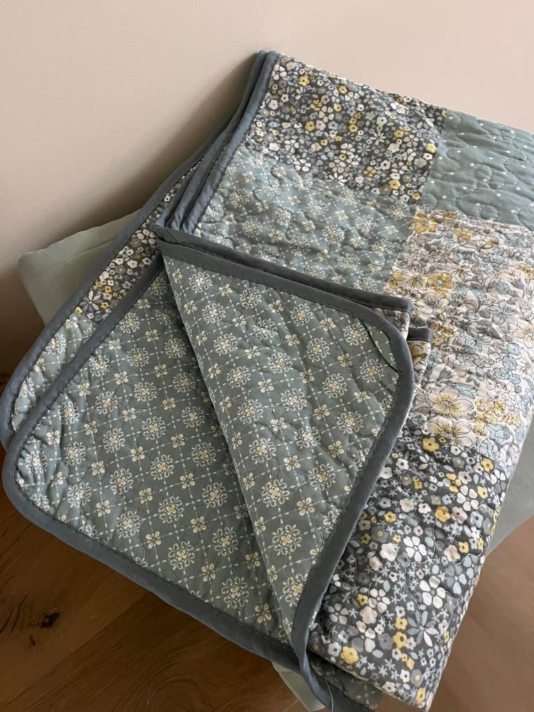 Plaid patchwork-stijl, Jysk, Huis en Inrichting, Woonaccessoires | Plaids en Woondekens, Zo goed als nieuw, Ophalen of Verzenden