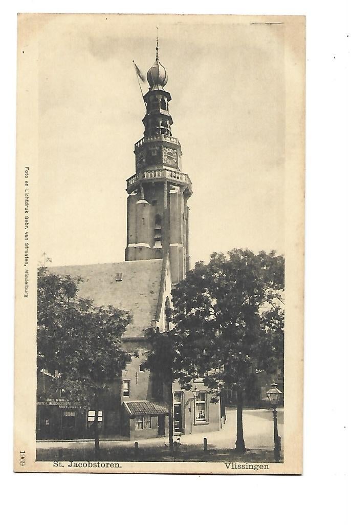 Vlissingen -St.Jacobstoren, Verzenden, Voor 1920, Ongelopen, Zeeland