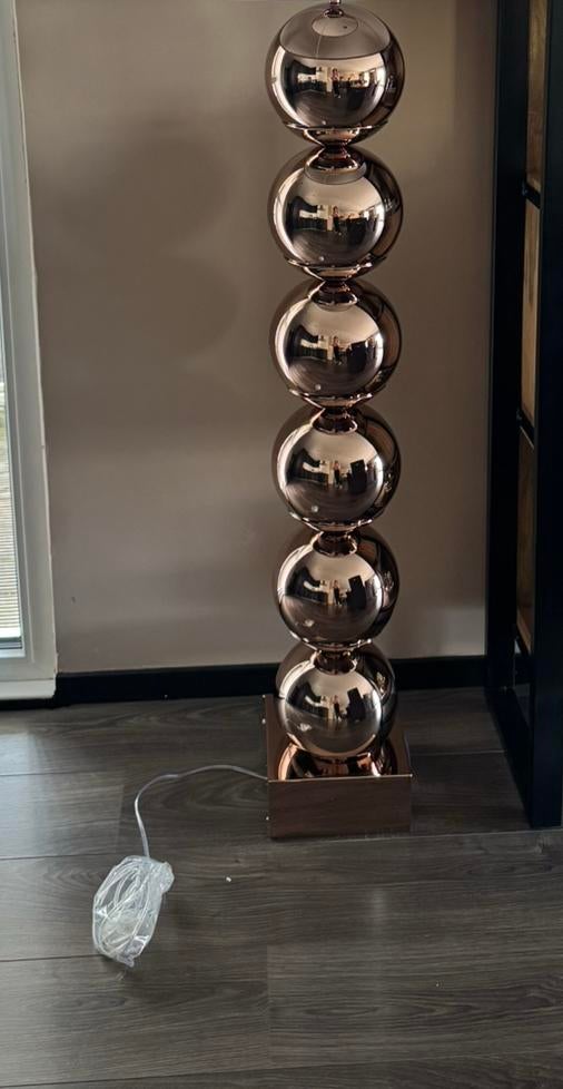 Nieuw brons kleur bol lamp, Ophalen, Zo goed als nieuw