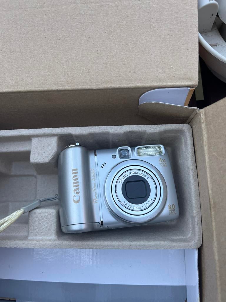 Canon PowerShot A580 digitale camera, Gebruikt, Canon, Compact, Ophalen of Verzenden
