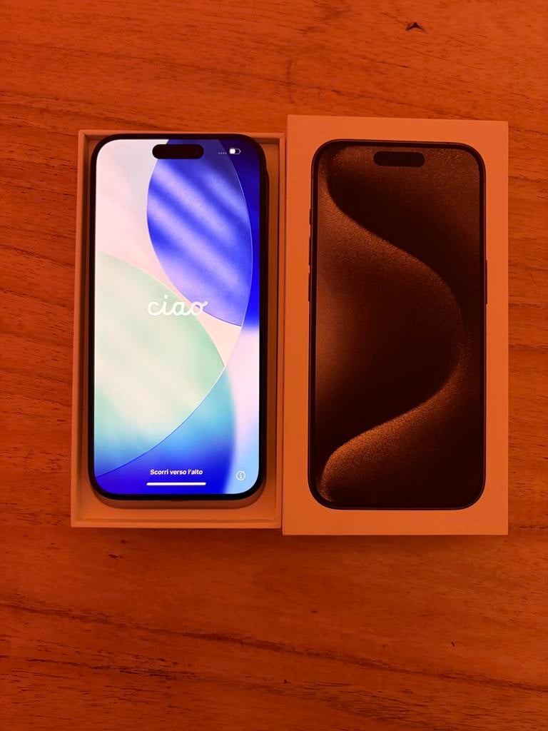 Iphone 15 pro 128gb, Telecommunicatie, Mobiele telefoons | Apple iPhone, Ophalen, 128 GB, Zwart, Zo goed als nieuw