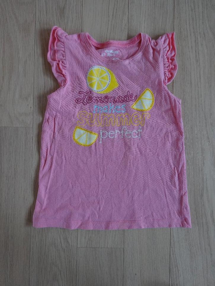 Roze shirt mt 104-110, Kinderen en Baby's, Kinderkleding | Maat 104, Zo goed als nieuw, Meisje, Shirt of Longsleeve, Ophalen of Verzenden