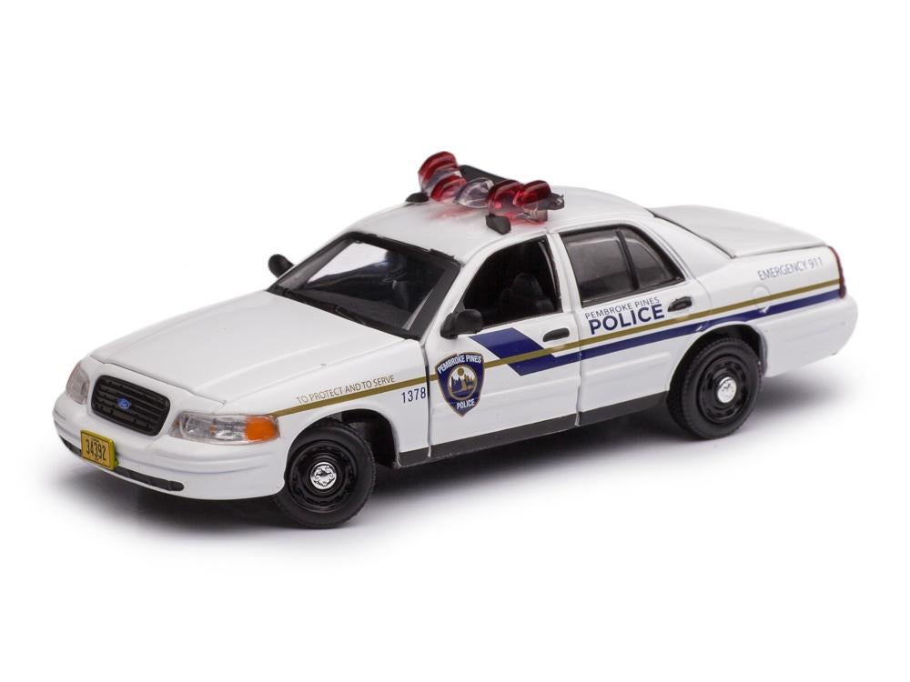 Ford Crown Victoria Interceptor Pembroke Pines Police 2001, Overige merken, Auto, Verzenden, Bburago Via dei Tessitori 109 info@bburago-shop.com