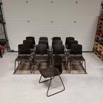 13 x vintage design stoelen schoolstoelen, Ophalen, Gebruikt, Bruin, Vijf, Zes of meer stoelen