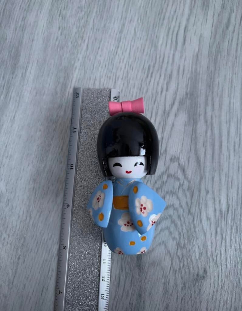 Japanese geisha doll (blue), Verzamelen, Ophalen of Verzenden, Nieuw