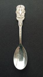 Zilveren lepel opschrift: A. Jungerhans / Uit de as herrezen, Ophalen of Verzenden