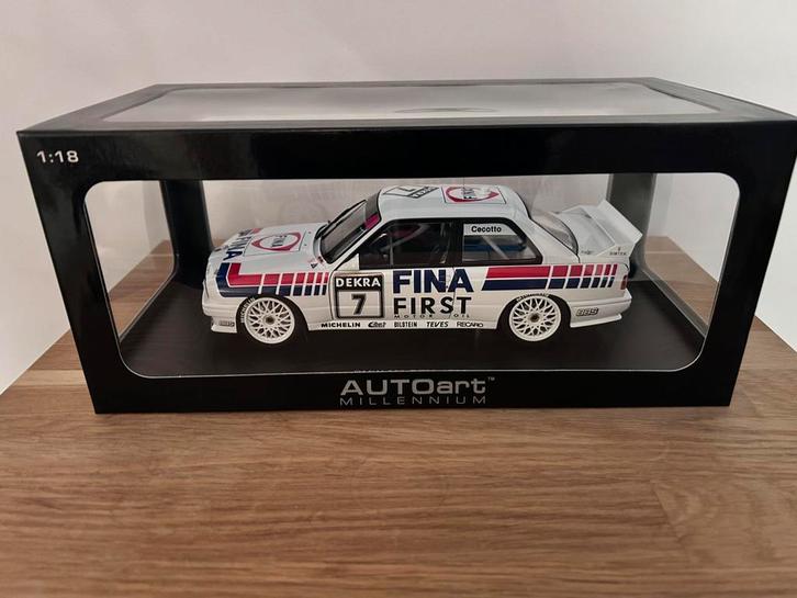 Autoart BMW M3 Cecotto DTM Nieuw, Hobby en Vrije tijd, Modelauto's | 1:18, Nieuw, Autoart, Ophalen of Verzenden