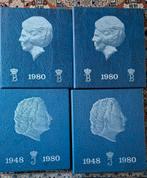 4 muntenmappen met munten - Beatrix en Juliana, Ophalen of Verzenden, Koningin Juliana, Overige waardes, Setje
