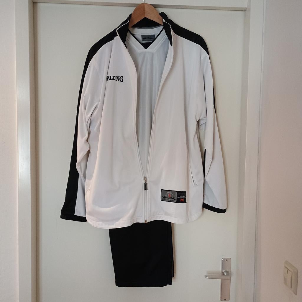 Damestrainingspak merk Spalding, Ophalen, Wit, Gedragen, Maat 42/44 (L)