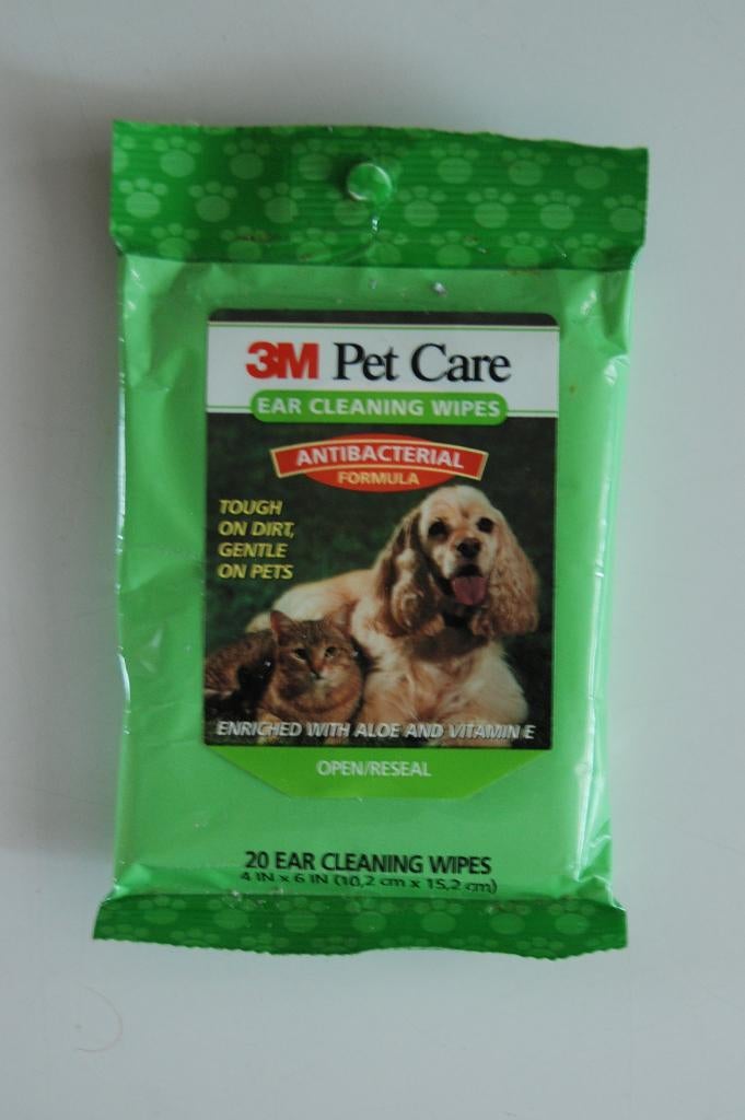 3M Pet Care Ear Cleaning Wipes Oor reinigings doekjes Hond, Verzenden