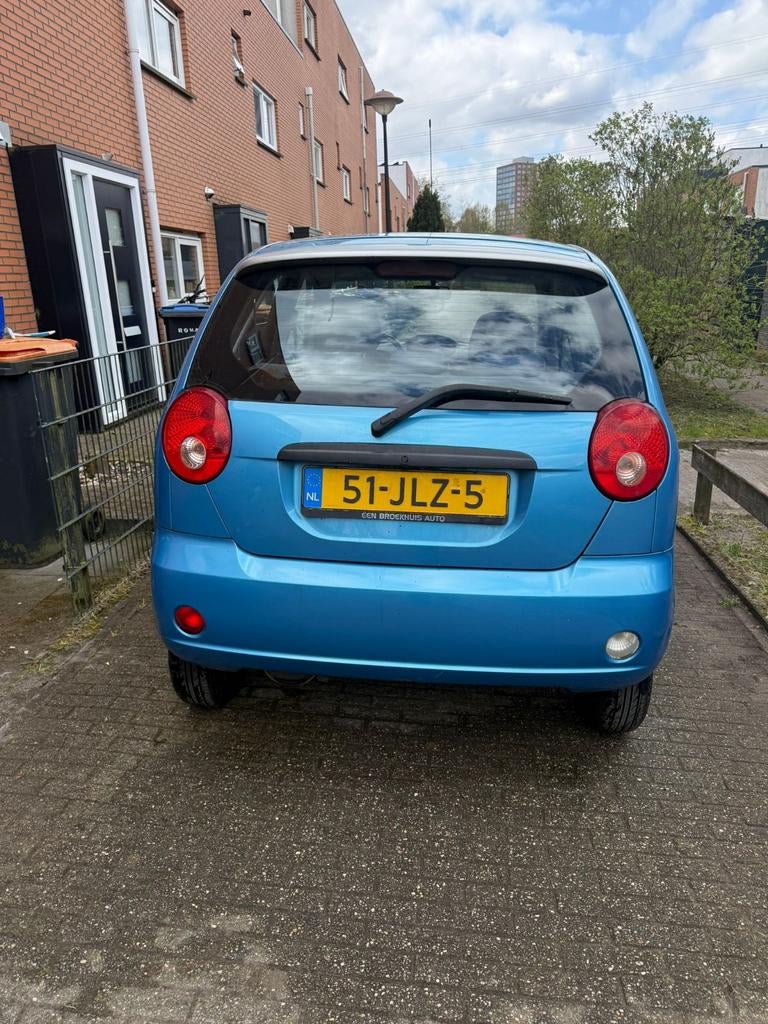 Chevrolet Matiz 2009 blauw, Auto's, Chevrolet, Voorwielaandrijving, Stof, Matiz, Blauw