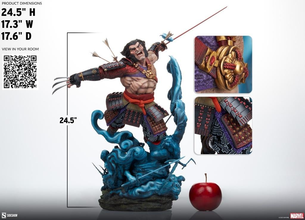 Wolverine Ronin 1:4 schaal standbeeld Sideshow, Verzamelen, Beelden en Beeldjes, Ophalen, Zo goed als nieuw, Overige typen