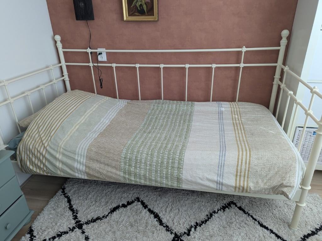 Tromsnes Ikea 1-persoonsbed 90x200 cm, Kinderen en Baby's, Kinderkamer | Bedden, Ophalen, 85 tot 100 cm, Gebruikt, Matras