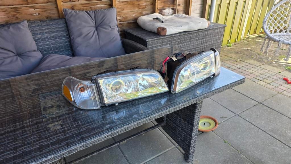 C70 s70 koplampen helder, Auto-onderdelen, Verlichting, Ophalen of Verzenden, Gebruikt, Volvo