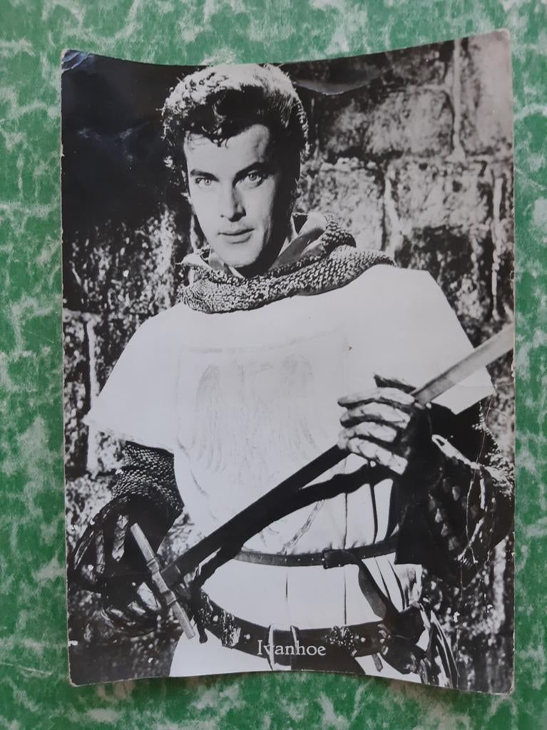 ansichtkaart Ivanhoe., Verzamelen, Ophalen of Verzenden, 1960 tot 1980, Gelopen, Sterren en Beroemdheden