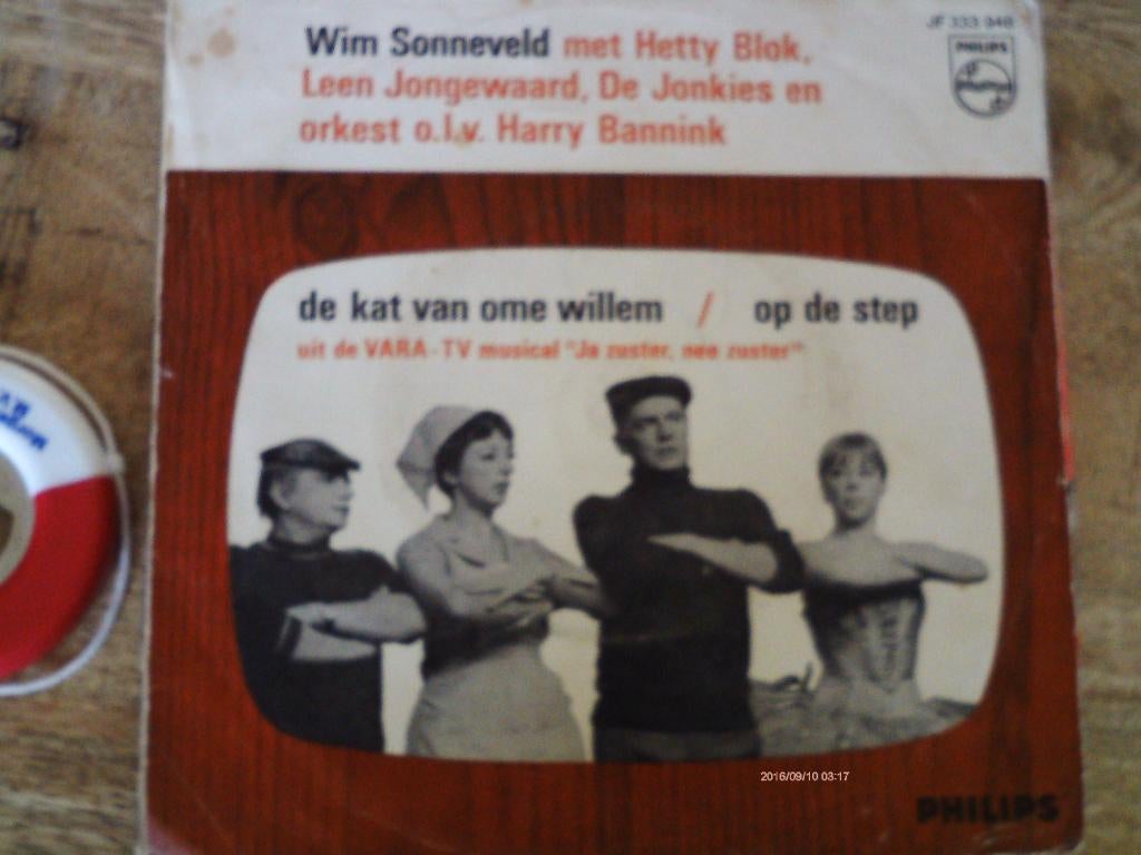 wim sonneveld - de kat van ome willem 26a, 7 inch, Single, Ophalen of Verzenden, Nederlandstalig