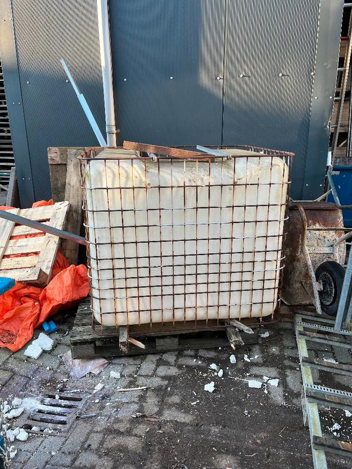 ibc container, Tuin en Terras, Regentonnen, Gebruikt, Kunststof, 150 liter of meer, Met kraantje, Ophalen