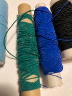 6 Gekleurde Elastiek Rolletjes voor Handwerk en Hobby, Ophalen of Verzenden, Nieuw, Lint, Band of Elastiek