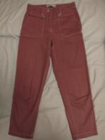 High waist jeans broek zgan, steenrood met 38 Next, Kleding | Dames, Maat 38/40 (M), Ophalen of Verzenden, Zo goed als nieuw, Lang