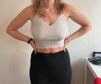 Kendall & Kylie Crop top Maat S, Kleding | Dames, Tops, Beige, Ophalen of Verzenden, Zo goed als nieuw, Maat 36 (S)