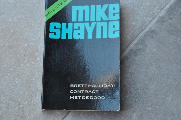 Brett Halliday: Contract met de dood (Zwarte Beertjes 1212), Boeken, Detectives, Zo goed als nieuw, Ophalen of Verzenden