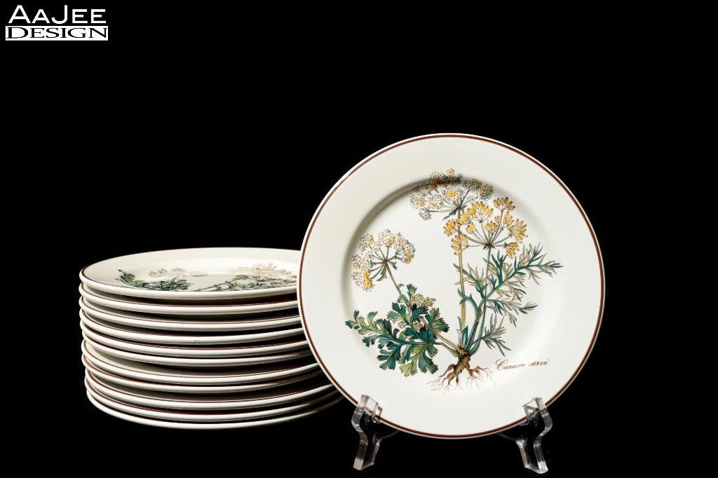 Villeroy & Boch Botanica – Bordjes LOS – "Carum Carvi" decor, Gebruikt, Ophalen of Verzenden, Bord(en), Overige stijlen