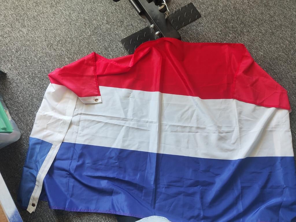 Nederlandse vlag, rood wit blauw, Ophalen of Verzenden