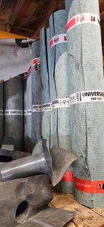 Dakleer onderlaag universeel P60 10,12,14 meter pallets vol, Doe-het-zelf en Verbouw, Ophalen, Overige materialen, Zwart, 5 tot 10 m²