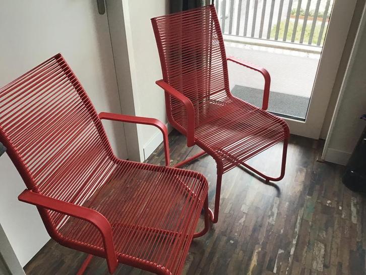 Väsman tuinstoelen van Ikea, Tuin en Terras, Tuinstoelen, Zo goed als nieuw, Kunststof, Ophalen