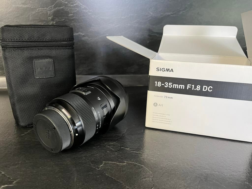 Sigma 18-35mm F1.8 DC Art Lens voor Nikon, Ophalen of Verzenden, Zo goed als nieuw, Groothoeklens, Zoom