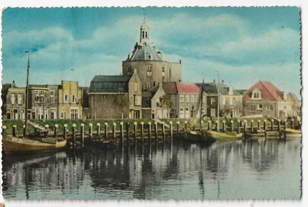 Enkhuizen-Visserij-233   Haven, Verzenden, 1940 tot 1960, Gelopen, Noord-Holland
