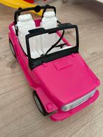 Roze Barbie Jeep - Speelgoedauto, Ophalen of Verzenden, Zo goed als nieuw, Meisje