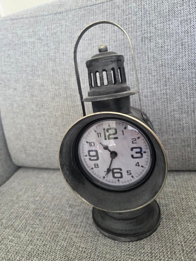 Vintage Klok in Lantaarn Stijl - Decoratief, Ophalen of Verzenden