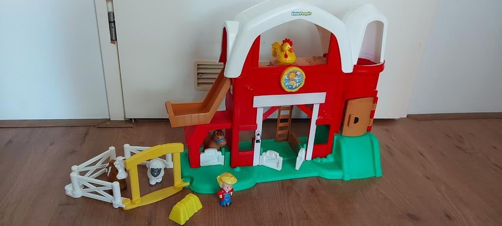 Fisher-Price Little People Boerderij met Dieren, Ophalen, Zo goed als nieuw, Jongen of Meisje