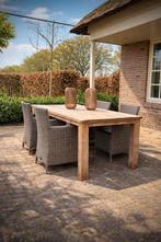 Prachtig landelijk tuinset, Ophalen, 4 zitplaatsen, Gebruikt, Wicker