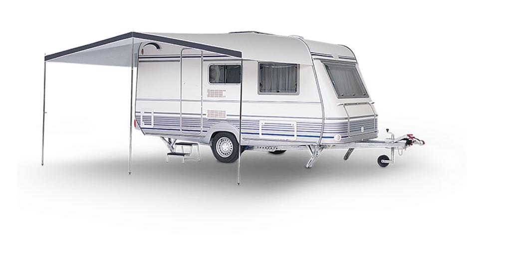 Caravan luifel, Ophalen, Nieuw