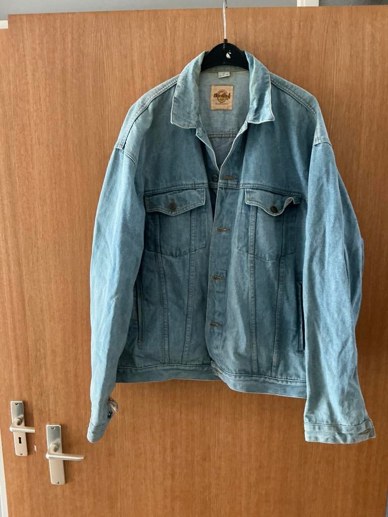 TK. Hardrock cafe Beijing (Peking) spijker/jeans jack XXL, Ophalen of Verzenden, Zo goed als nieuw, Overige maten, Blauw