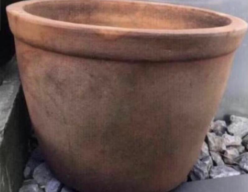Oud Hollandse Terracotta Bloempot - 51cm, Vorstbestendig, 40 cm of meer, Rond, Binnen, Ophalen of Verzenden