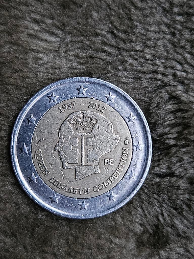 2 Euro België 2012 - Koningin Elisabeth Wedstrijd, Ophalen of Verzenden, België, 2 euro, Losse munt