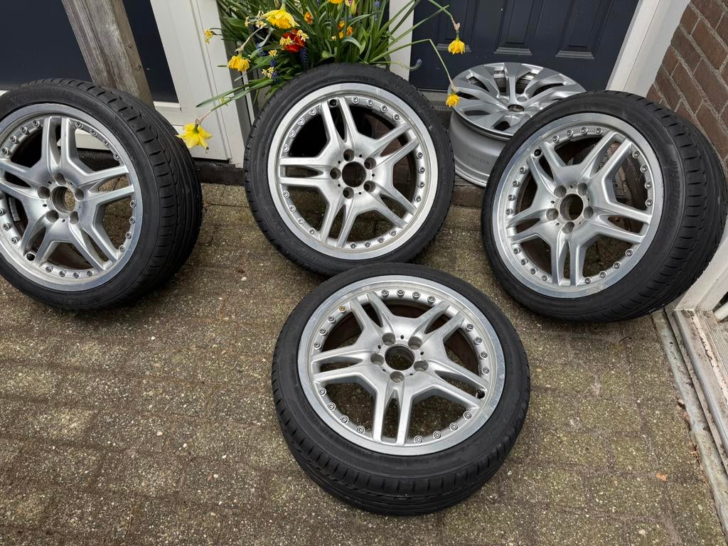 RH AMG velgen 18” 8j ET35 5x112 zonder banden!, Auto-onderdelen, Banden en Velgen, Ophalen, 18 inch, Overige, Gebruikt