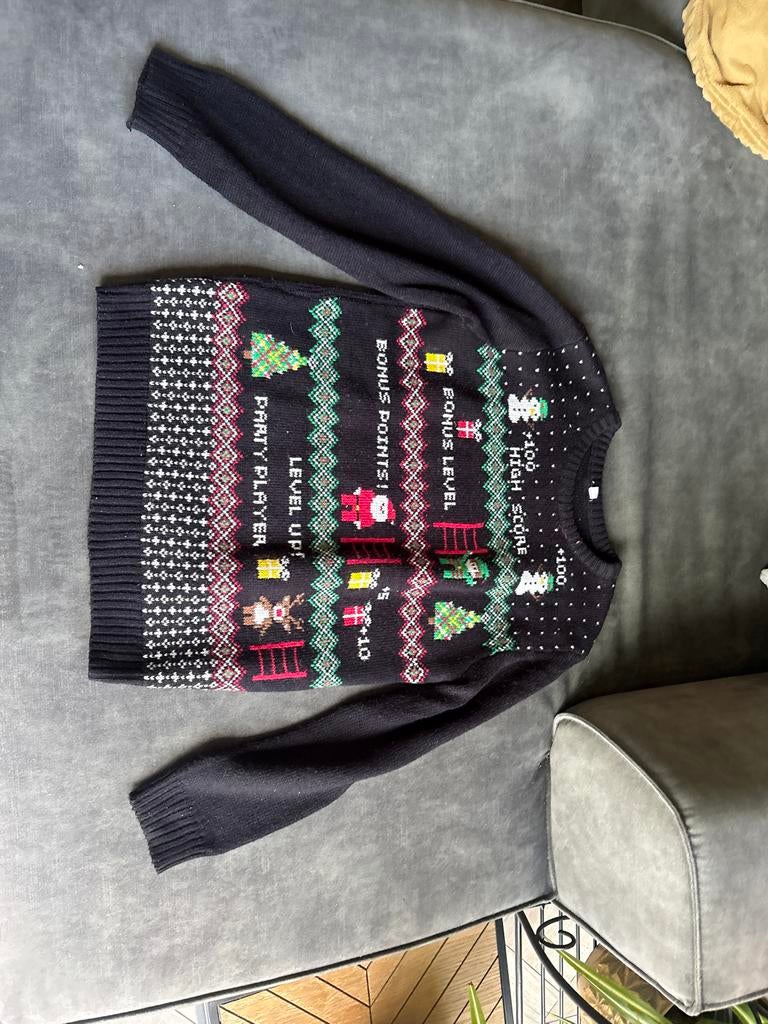 Leuke kersttrui maat 146/152, Kinderen en Baby's, Kinderkleding | Maat 152, Ophalen of Verzenden, Zo goed als nieuw, Jongen of Meisje