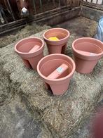 Ronde balkonbakken, Tuin en Terras, Ophalen, Balkon, Rond, Zo goed als nieuw