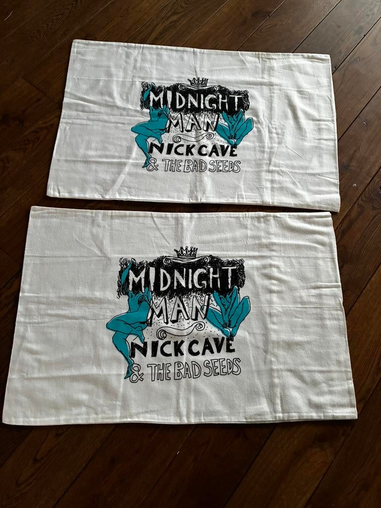 Nick Cave originele kussenhoezen Midnight Man., Verzamelen, Ophalen of Verzenden, Nieuw, Gebruiksvoorwerp