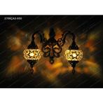 Diverse wandlamp Oosters Arabisch Marrakech glasmozaieklamp, Ophalen of Verzenden, Nieuw, Glas, Oosters Arabisch 1001nacht Boho Ibiza Marrakech Marokkaans Turks