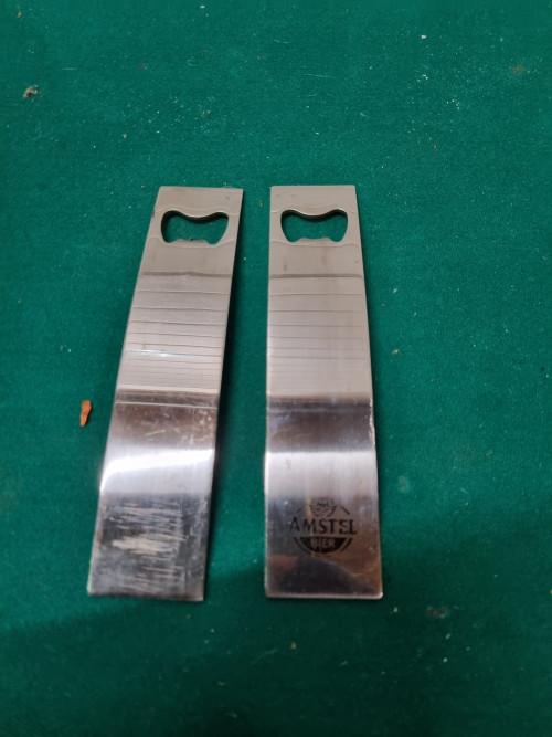 -	Fles opener rvs twee stuks, Ophalen of Verzenden