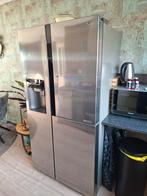 LG Amerikaanse Koelvriescombinatie - RVS met IJsdispenser, Gebruikt, 200 liter of meer, 60 cm of meer, Met aparte vriezer