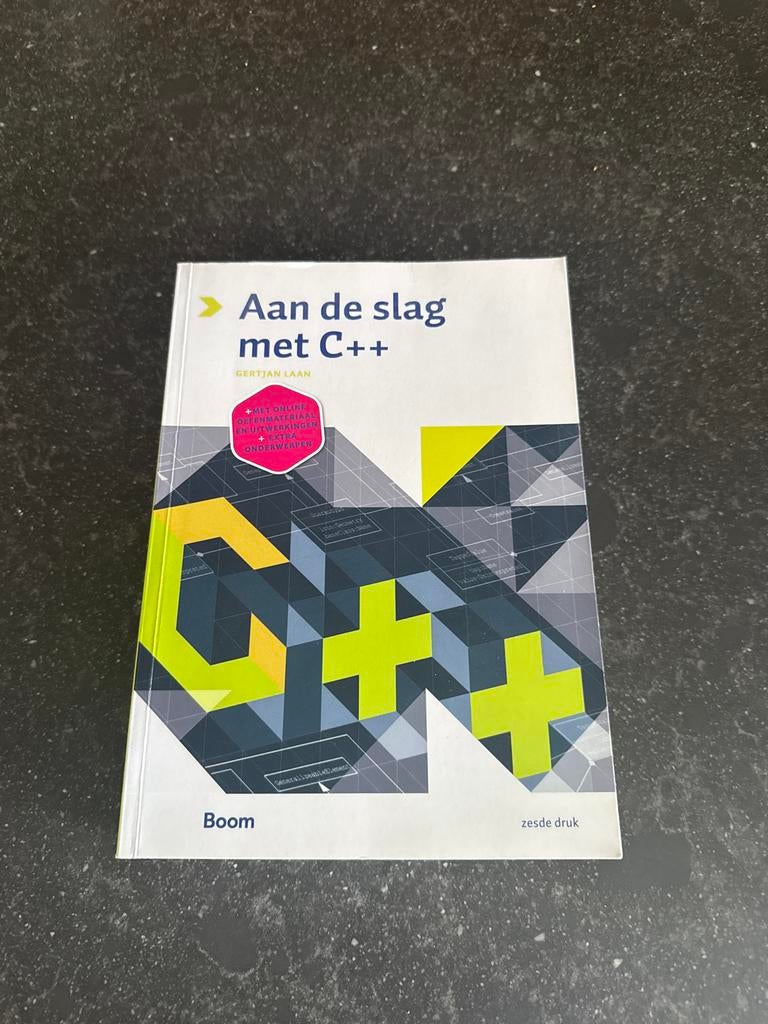 Aan de slag met C++ - Zesde druk, Boeken, Ophalen of Verzenden, Gelezen, Programmeertaal of Theorie
