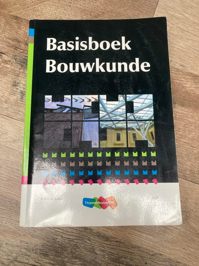 Basisboek Bouwkunde - A.H.J.G. Bone - ThiemeMeulenhoff, Boeken, Ophalen of Verzenden, Beta, Gelezen, HBO